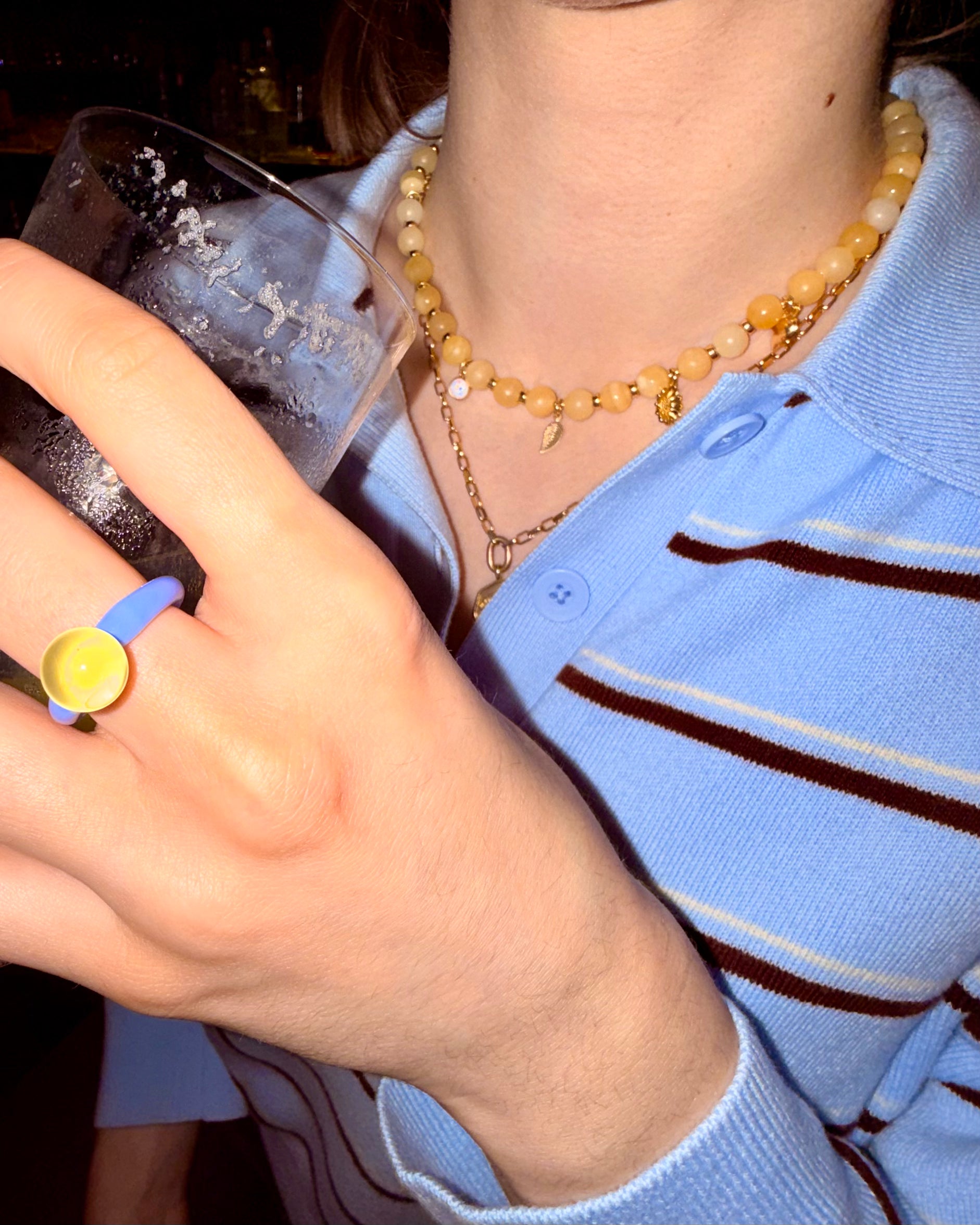 Sunflower Necklace: Happiness & Joy
